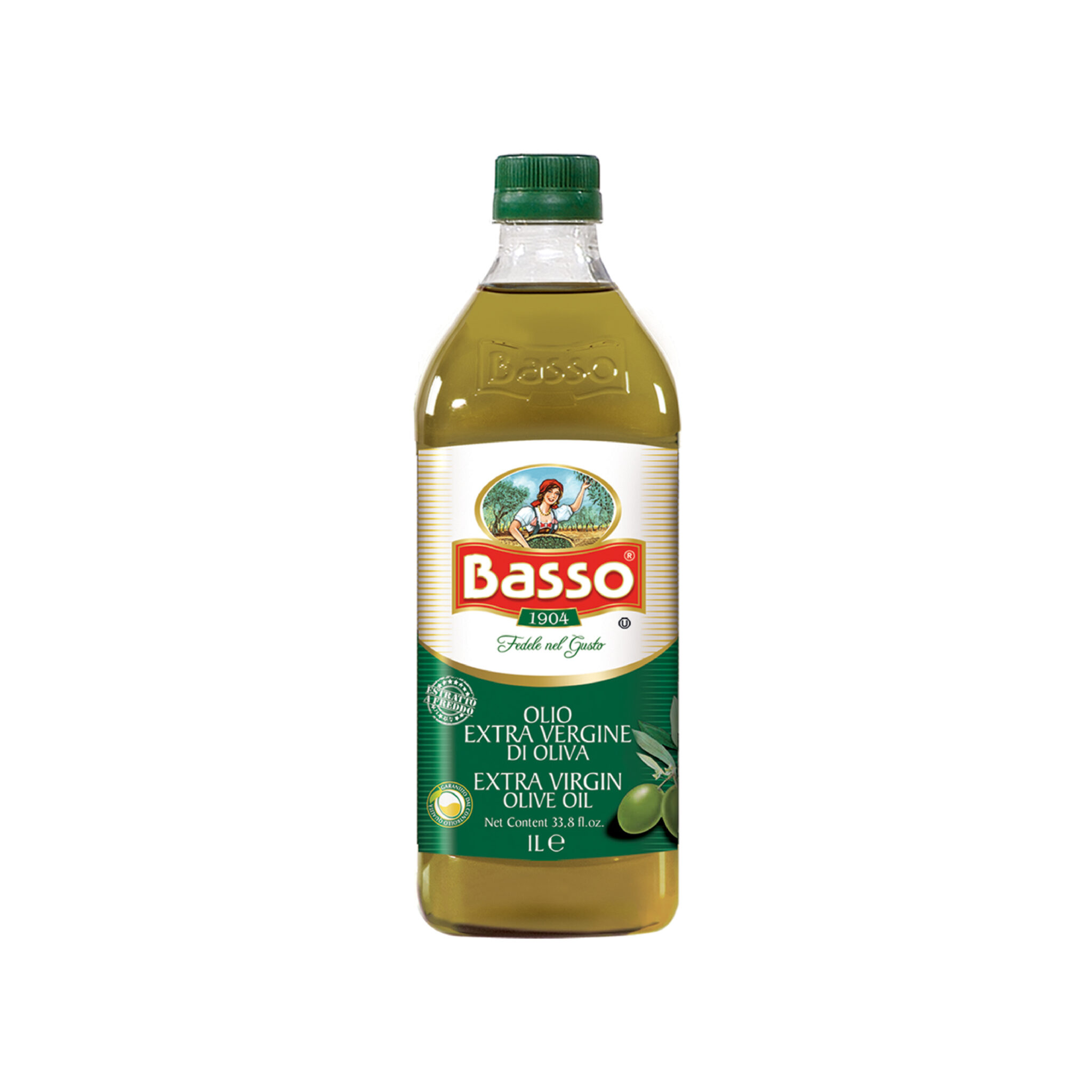 BASSO Extra Virgin Olive Oil, 1L, Proudct of Italy
