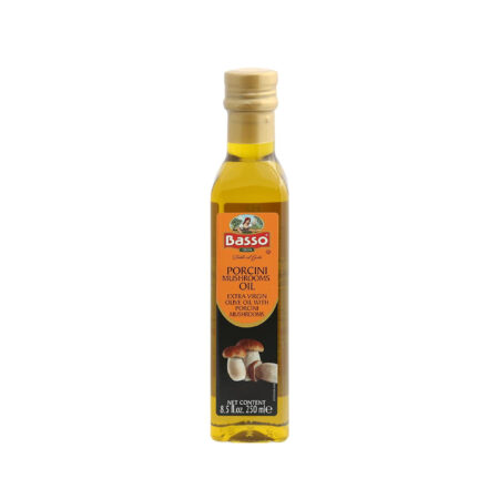BASSO Extra Virgin Olive Oil with Porcini Mushrooms, 250ml, Product of Italy
