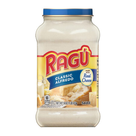 RAGU Pasta Sauce - Classic Alfredo, Made with Real Cheese, 453g, Made in USA