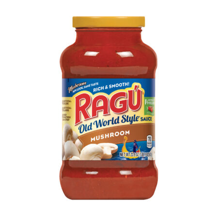 RAGU Pasta Sauce - Mushroom Sauce, Old World Style, 680g, Made in USA