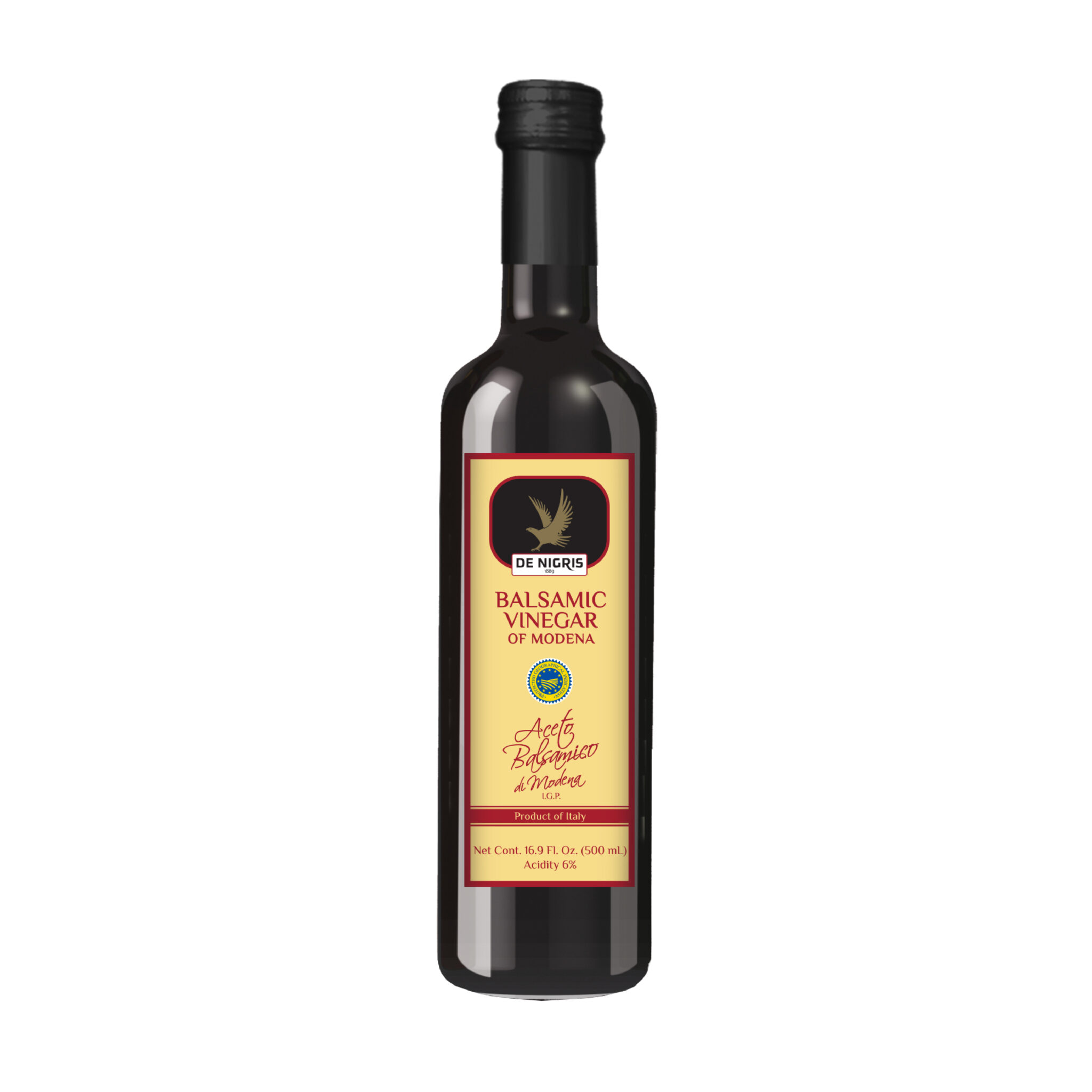 DE NIGRIS Balsamic Vinegar, 500ml, Product of Italy