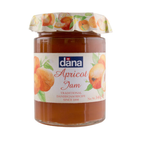 DANA Apricot Jam, 340g, Product of Denmark