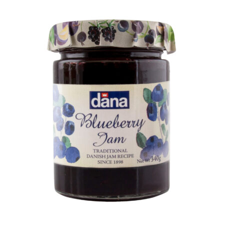 DANA Blueberry Jam, 340g, Product of Denmark