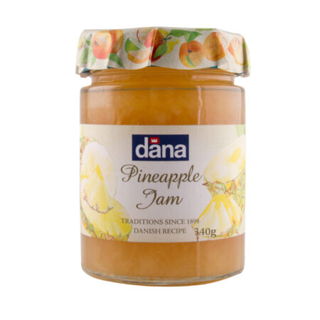 DANA Pineapple Jam, 340g, Product of Denmark
