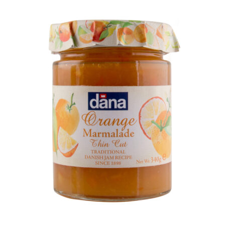 DANA Orange Marmalade Jam, 340g, Product of Denmark