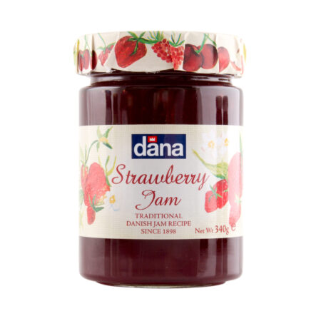 DANA Strawberry Jam, 340g, Product of Denmark
