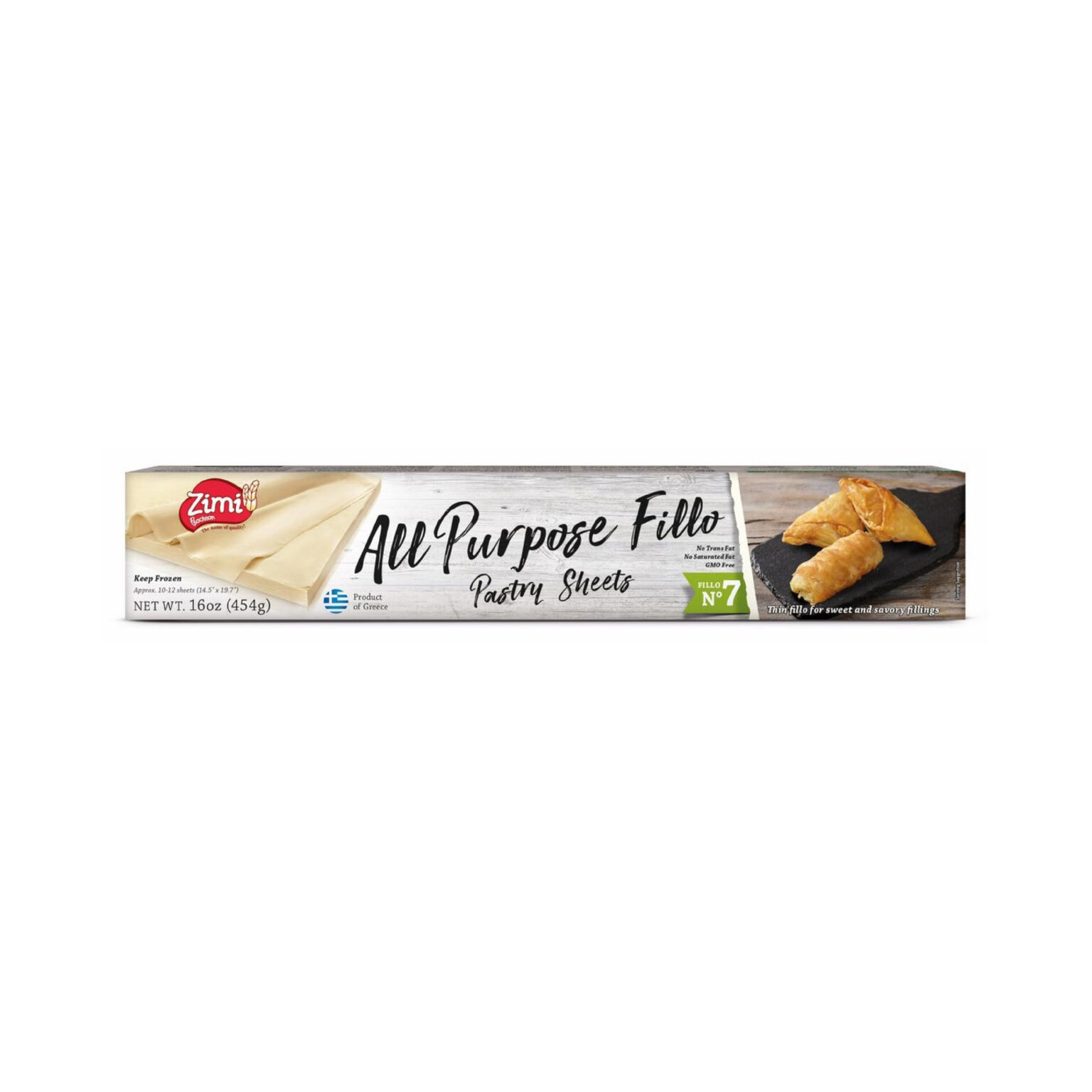 ZIMI All Purpose Frozen Fillo Pastry Sheets, 454g, Product of Greece GoodFood Retails Pvt. ltd.