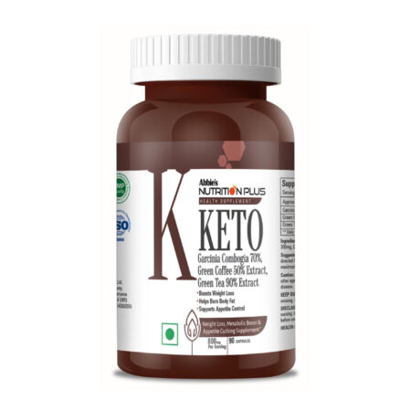 Abbie’s NUTRITION PLUS Health Supplement, Keto, 800mg, Supports Weight Loss, 90 Capsules