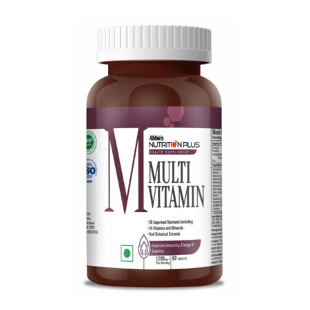 Abbie NUTRITION PLUS Health Supplement, Multi Vitamin, 1200mg+, 60 Tablets