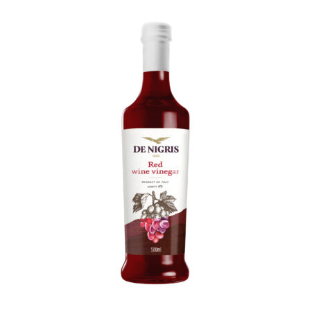 DE NIGRIS Red Wine Vinegar, 500ml, Product of Italy