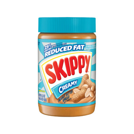 SKIPPY Peanut Butter Creamy, Reduced Fat, 462g Product of USA