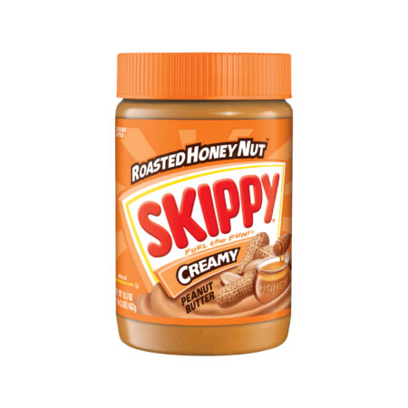 SKIPPY Peanut Butter, Creamy, Roasted Honey Nut, 462g, Product of USA