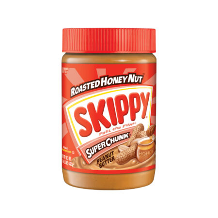 SKIPPY Peanut Butter, Crunchy, Roasted Honey Nut, 462g, Product of USA