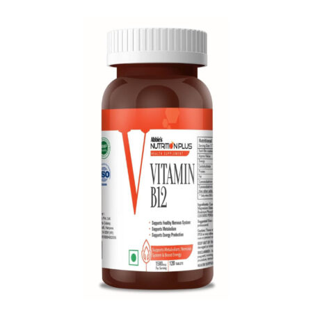 Abbie's NUTRITION PLUS Health Supplement, Vitamin B12, 1500mcg, 120 Tablets
