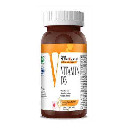 Abbie's NUTRITION PLUS Health Supplement, Vitamin D3, 5000 IU, 180 Tablets