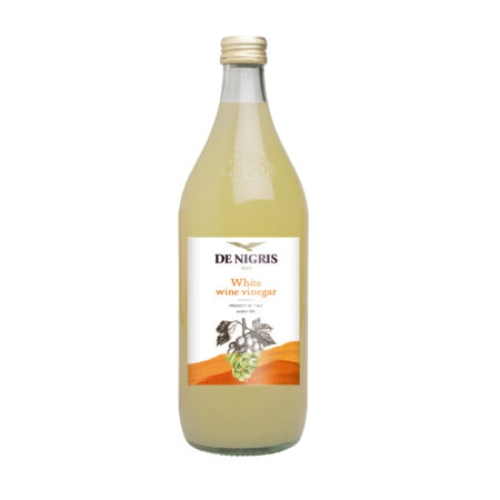 DE NIGRIS White Wine Vinegar, 1L, Product of Italy