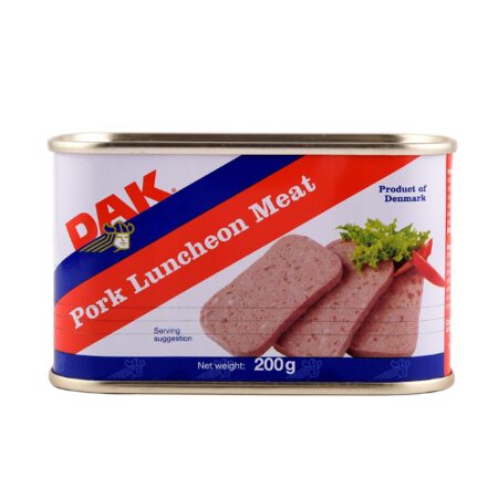 DAK Pork Luncheon Meat, Canned Meat, 200g, Product of Denmark