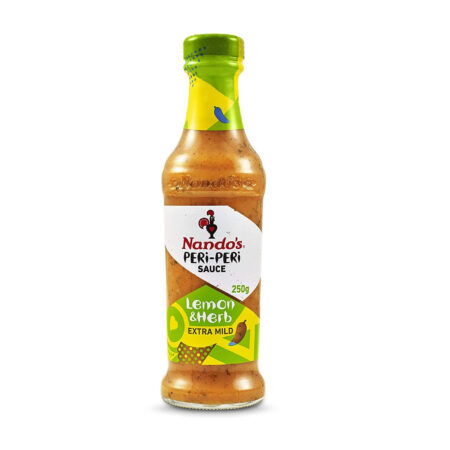 NANDO’S Peri Peri Chili Sauce, Lemon & Herb, 250g, Product of The Netherlands
