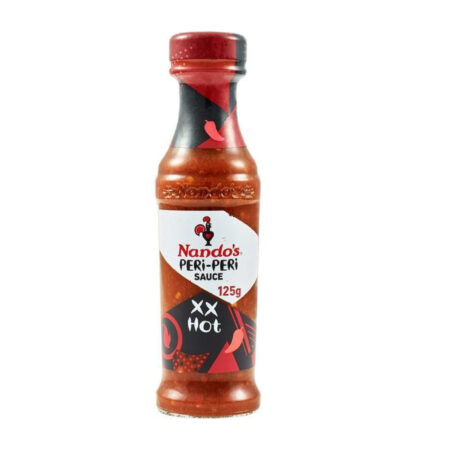 NANDO’S Peri Peri Chili Sauce, XX Hot, 125g, Product of The Netherlands