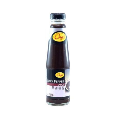 ONG'S Black Pepper Sauce, 227g, Product of Singapore