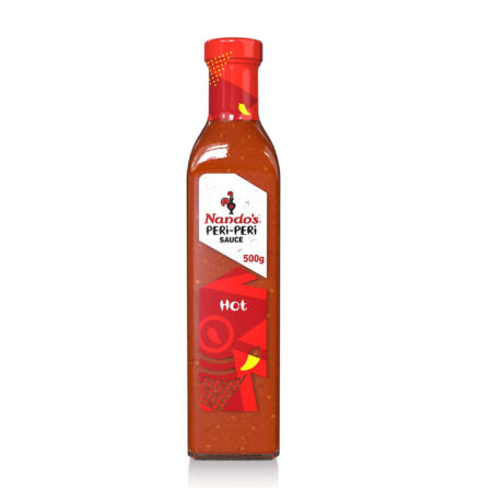 NANDO'S Peri Peri Chilli Sauce - Hot, 500g, Product of The Netherlands